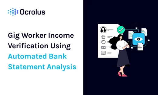using automated bank statement analysis to perform gig worker income verification