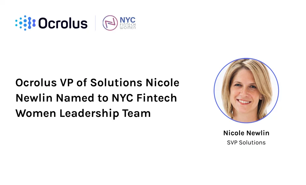 Ocrolus VP of Solutions Nicole Newlin Named to NYC Fintech Women Leadership Team