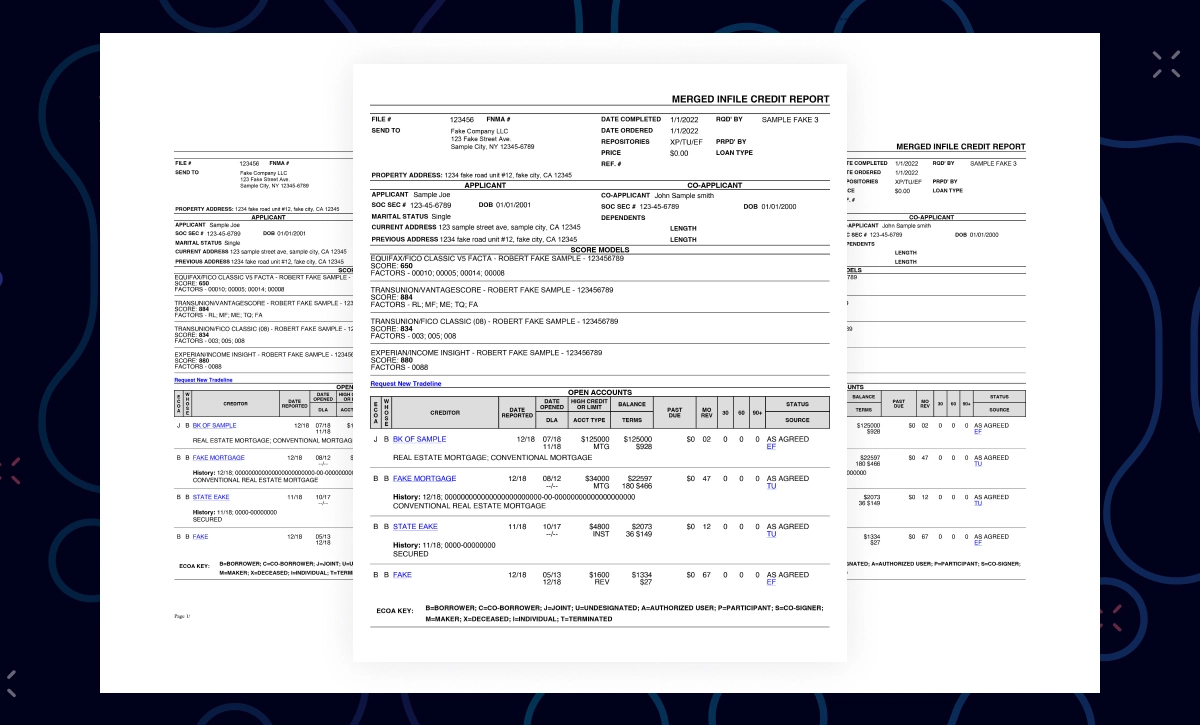 Credit score disclosure