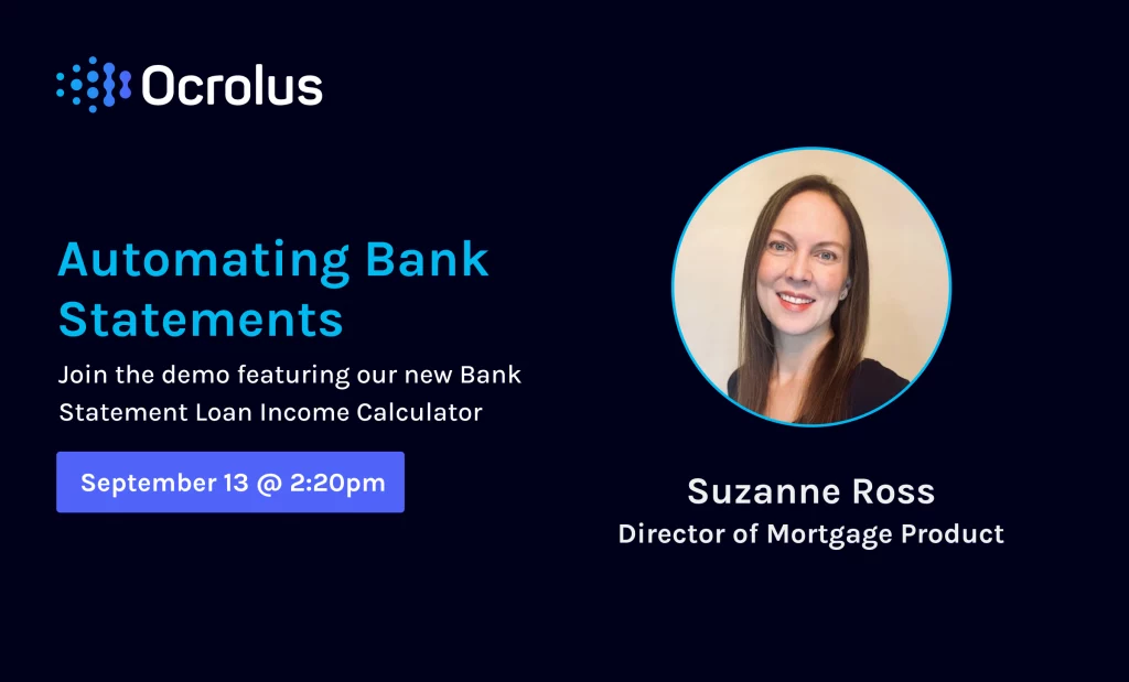 automating bank statements digital mortgage