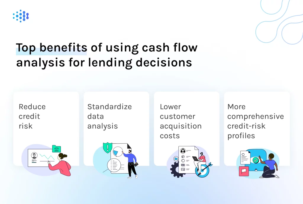 top three benefits of using cash flow analysis