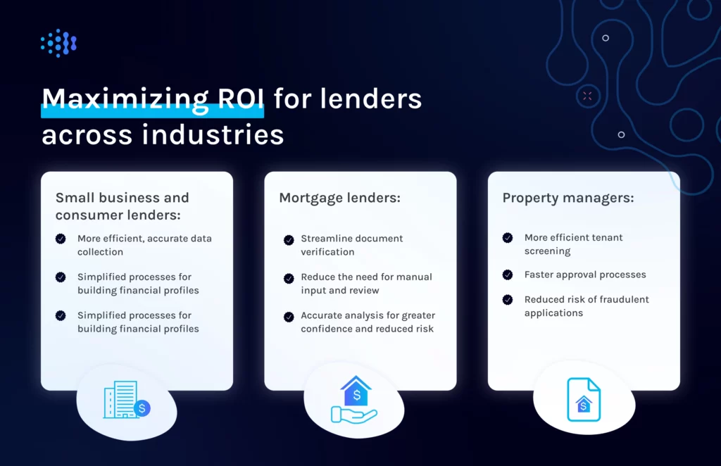 Maximizing ROI for lenders across industries