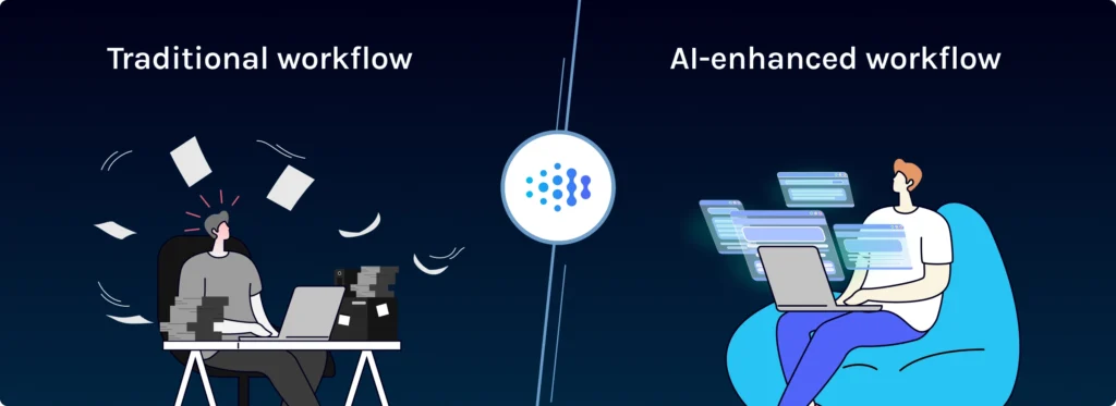 inline traditional vs ai enhanced workflow