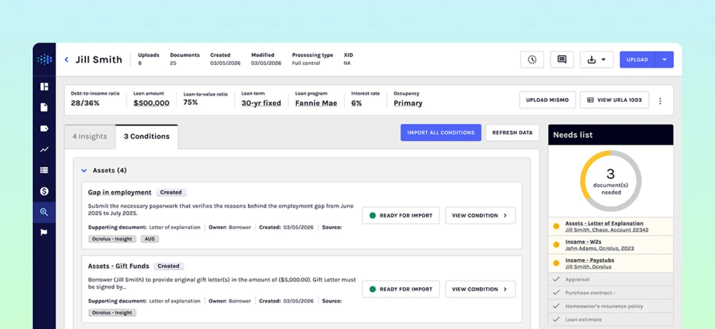 inline automating conditions helps mortgage lenders