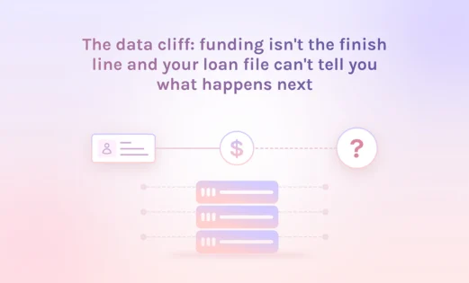 featured the data cliff funding isnt the finish line and your loan file cant tell you what happens next